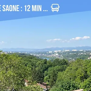  Appartement Le Calme - Design - Vue Panoramique Sur La Saone